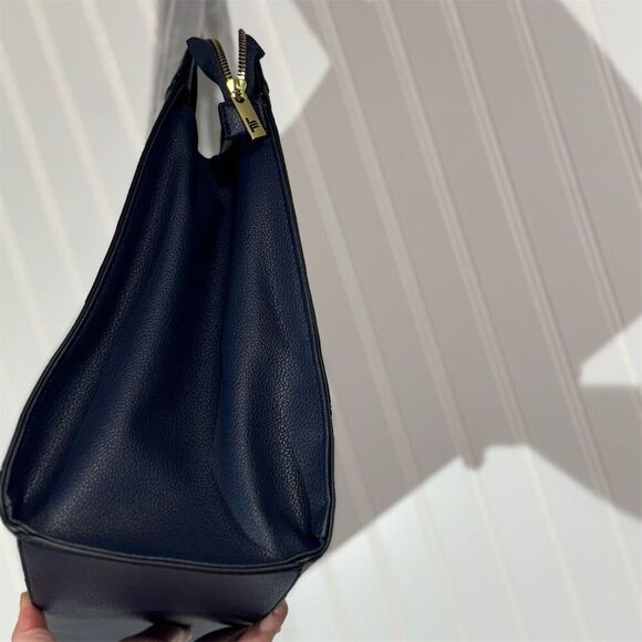 London Fog Sophia Pebble Tote Bag Navy Blue NWT 100th Anniversary MSRP $118 - Picture 5 of 10